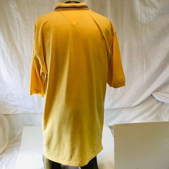 Mens Tommy Hilfiger Coral Canyon Golf Short Sleeve Yellow Polo Shirt Size XL - Picture 8 of 13